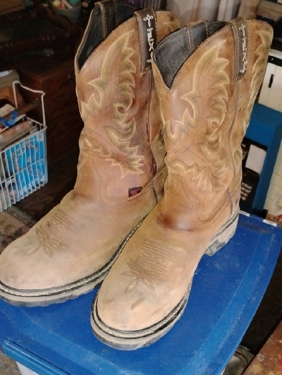 Tony Lama Other - Tony Lama Dark Brown Leather Western Boots